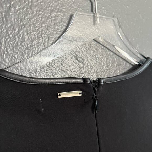 Maniere De Vior NWOT Black Pleated Bandage Playsuit Romper Size 8 - Picture 9 of 9